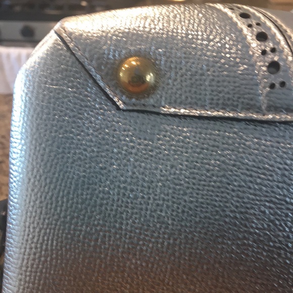 NWT Burberry Med Banner Broguing Handbag - Picture 6 of 8
